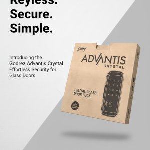 Godrej Advantis Crystal Digital Glass Door Lock